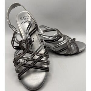 Impo Stretch Silver Dress Shoes Size 7.5